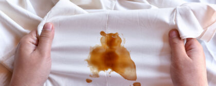 removing oil stain from clothing